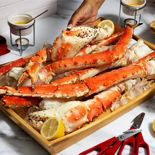🧊 Flash-Frozen Excellence:Super Colossal Russian King Crab Legs